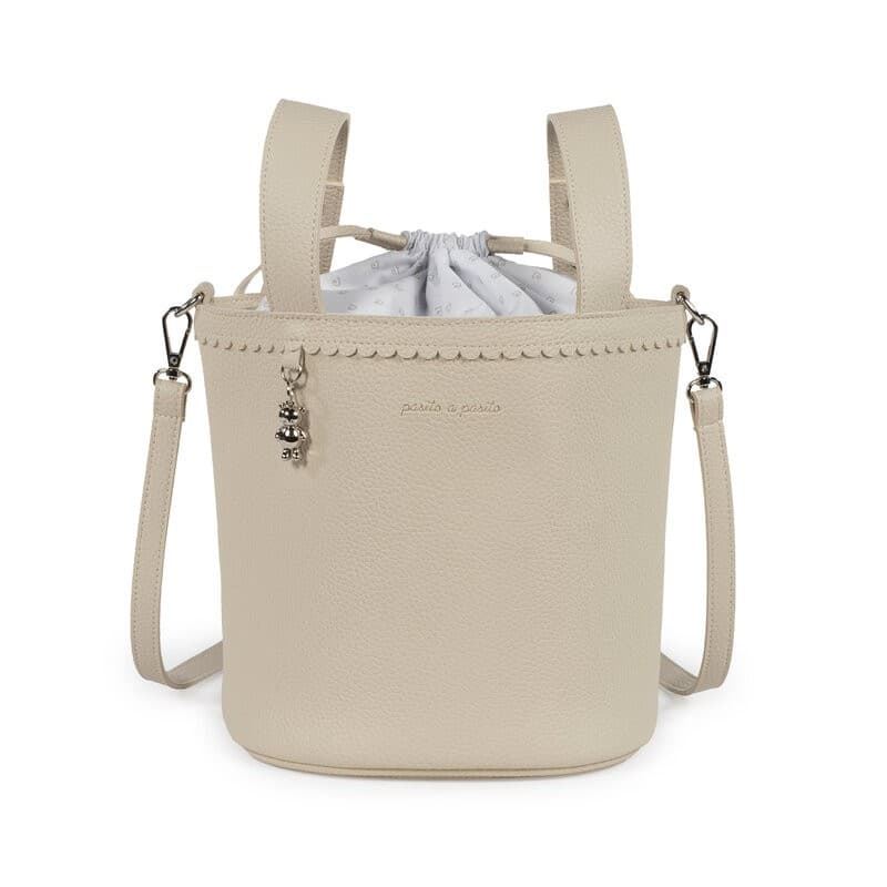 Bolsa Bucket Icon Cream - Imagen 1