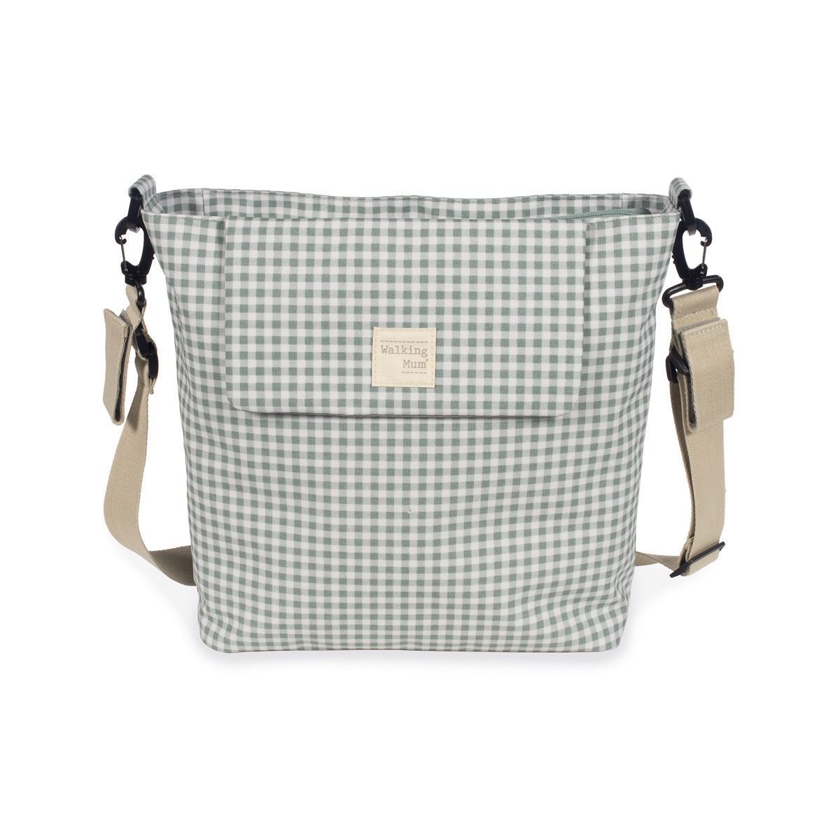 Bolsa Canastilla I Love Vichy Verde - Imagen 1