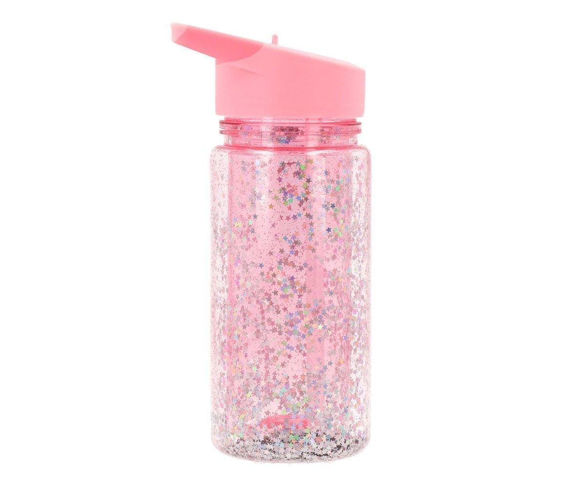 Botella de Plástico con Pajita Glitter Star - Imagen 3