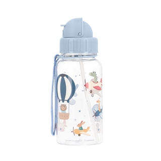 Botella de Plástico con Pajita Planes - Imagen 1