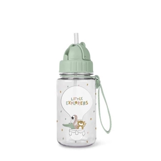 Botella de Tritán con Pajita y Colgador Saro - Imagen 2