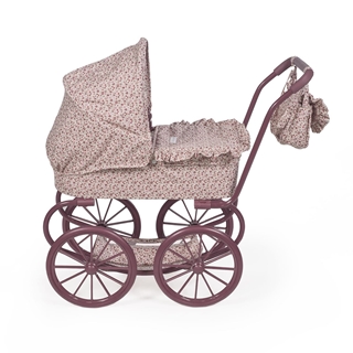 Carrito para Muñecas Ruedas Grandes Cherry Flores - Imagen 2