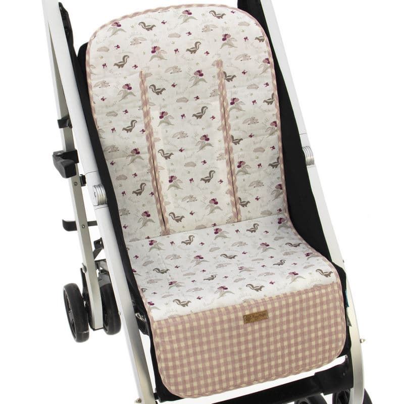 Colchoneta para Silla Ligera Nana Vichy Rosa - Imagen 1