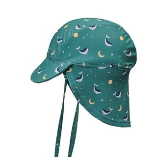 Gorro de Playa Bebé Whale Teal - Imagen 1