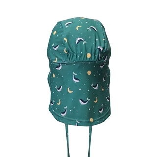 Gorro de Playa Bebé Whale Teal - Imagen 2