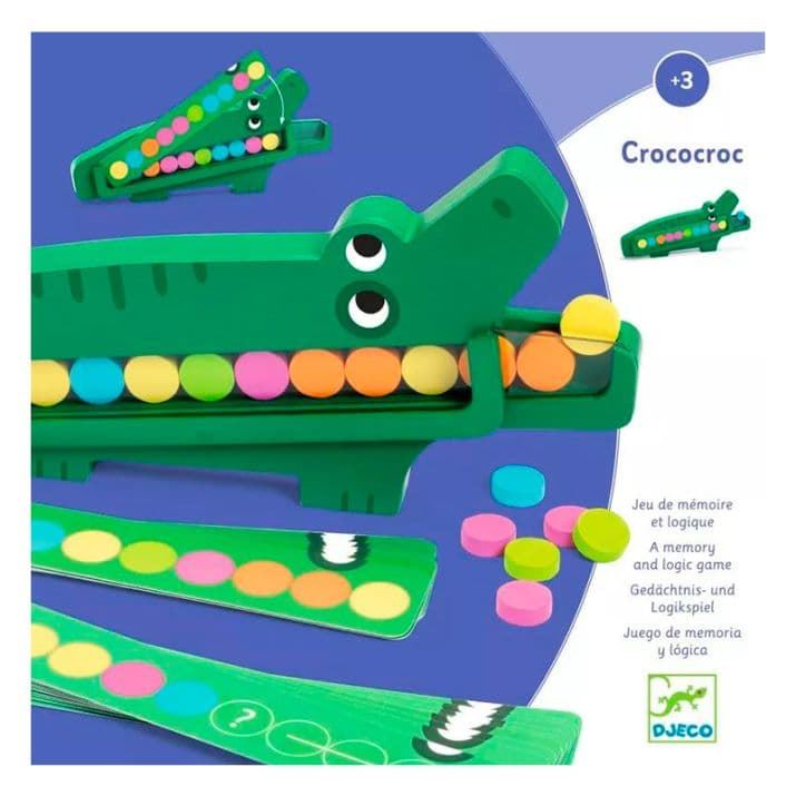 Juego Educativo Crococroc Memoria de Cocodrilo - Imagen 2