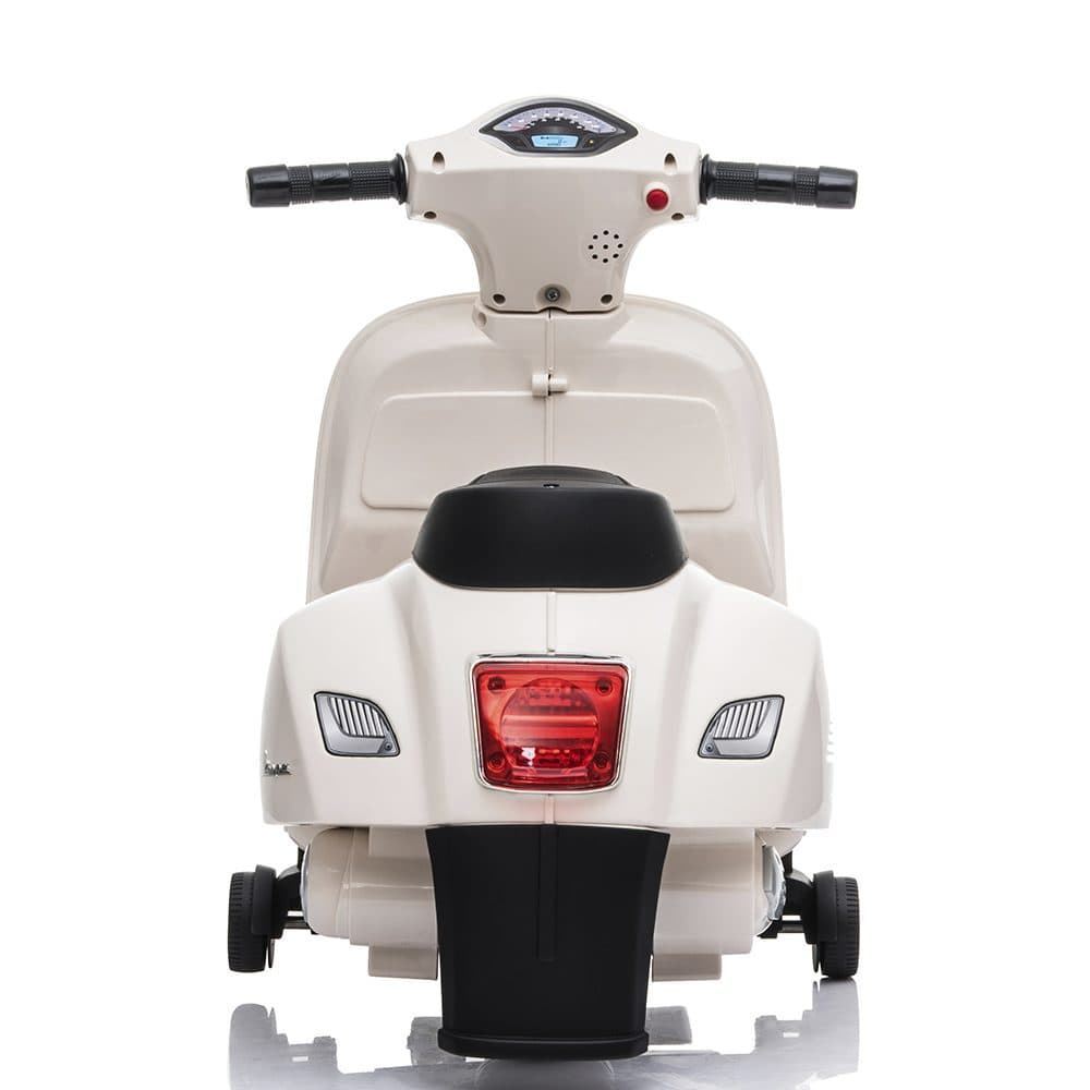 Mini Moto Vespa Eléctrica Blanca - Imagen 5