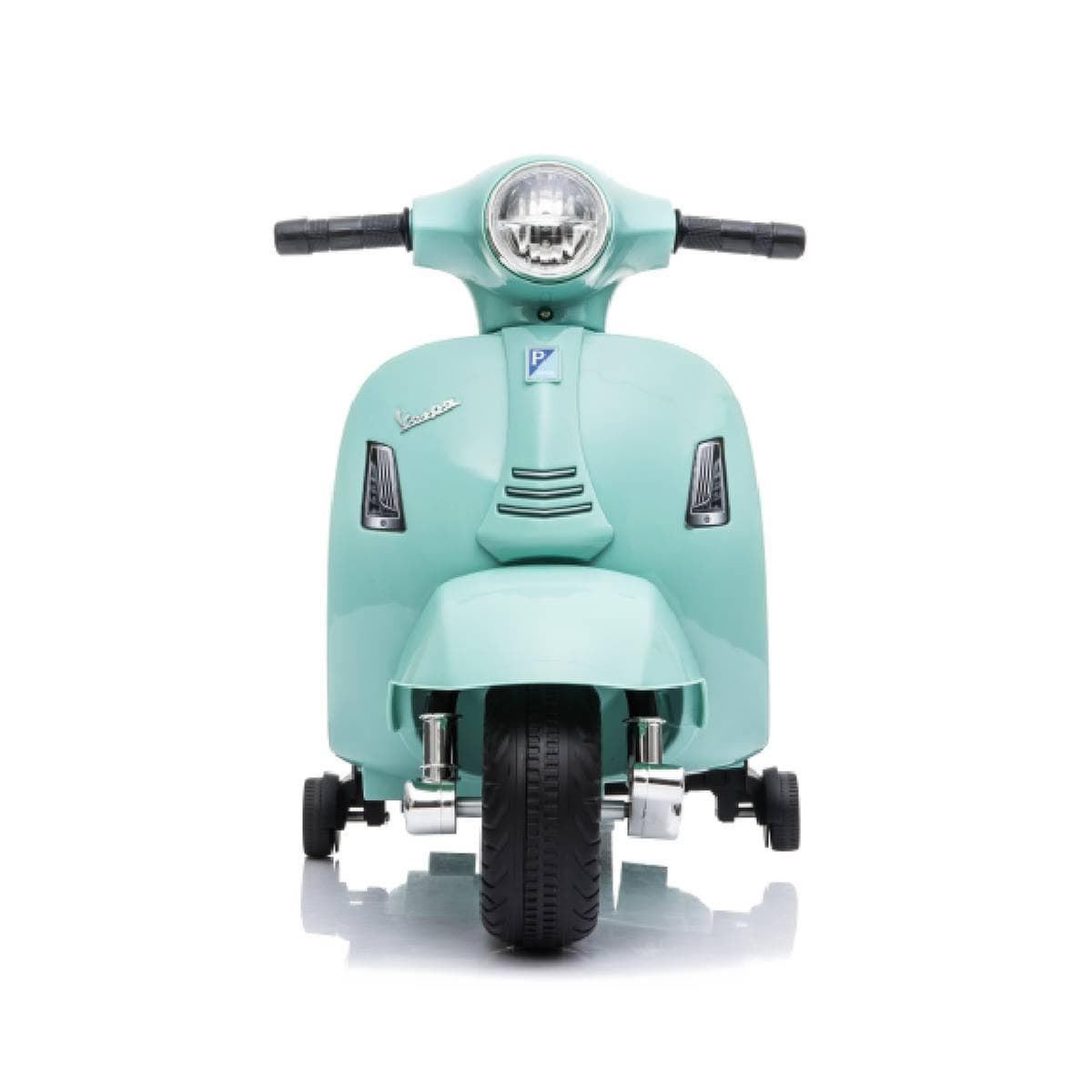 Mini Moto Vespa Eléctrica Verde - Imagen 2