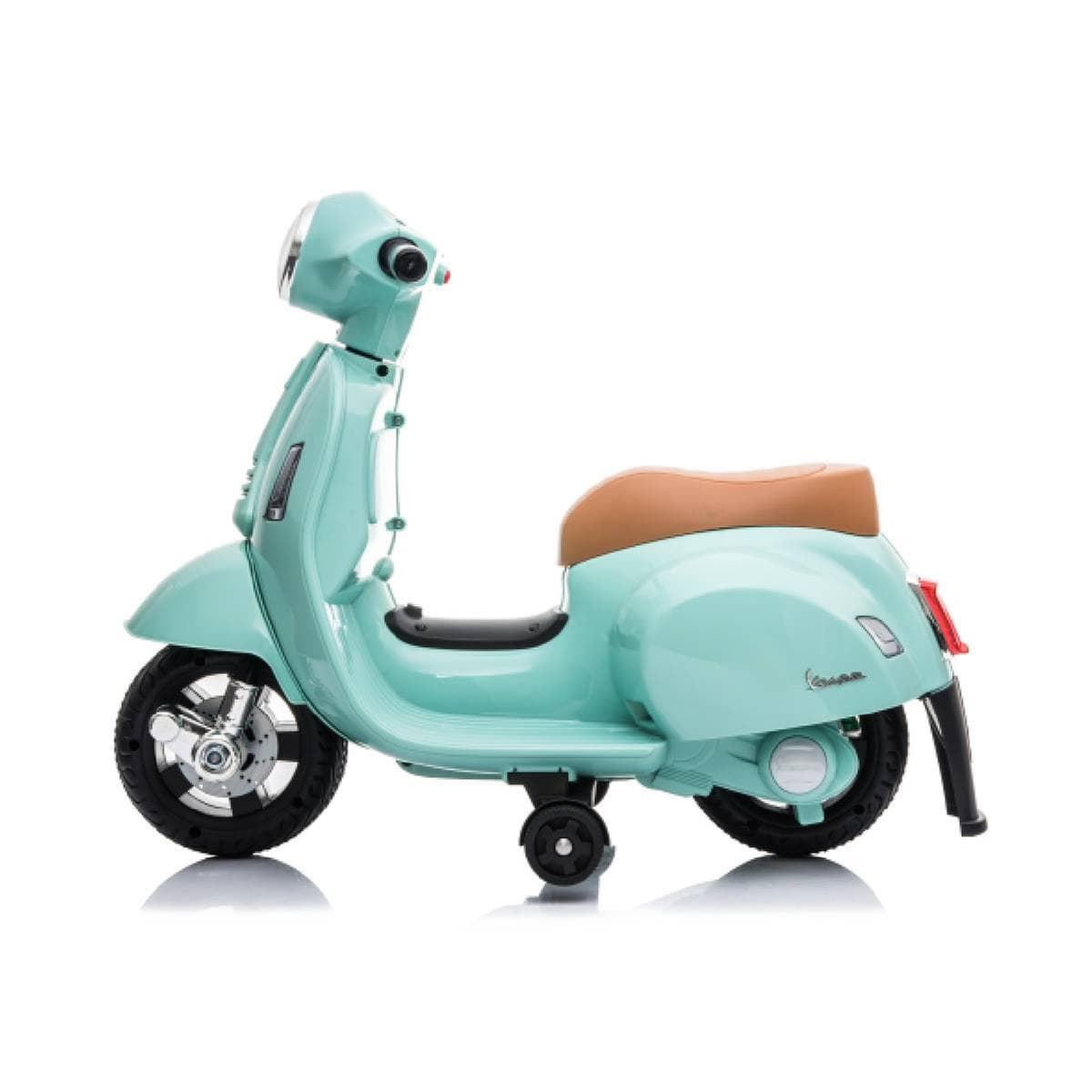 Mini Moto Vespa Eléctrica Verde - Imagen 3