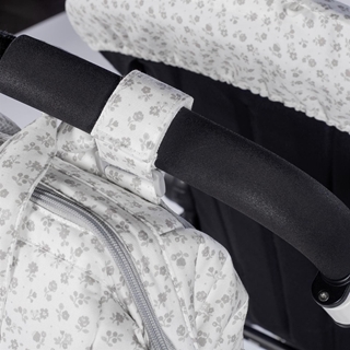 Mochila Little Bloom Flor Gris - Imagen 2