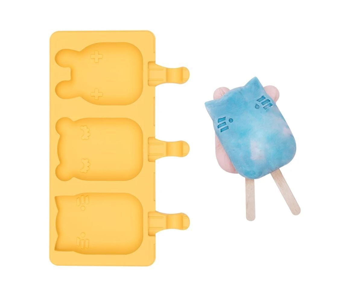 Moldes para Helados silicona amarillo - Imagen 3