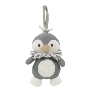 Peluche Musical Pingüíno Praliné Matcha - Imagen 1