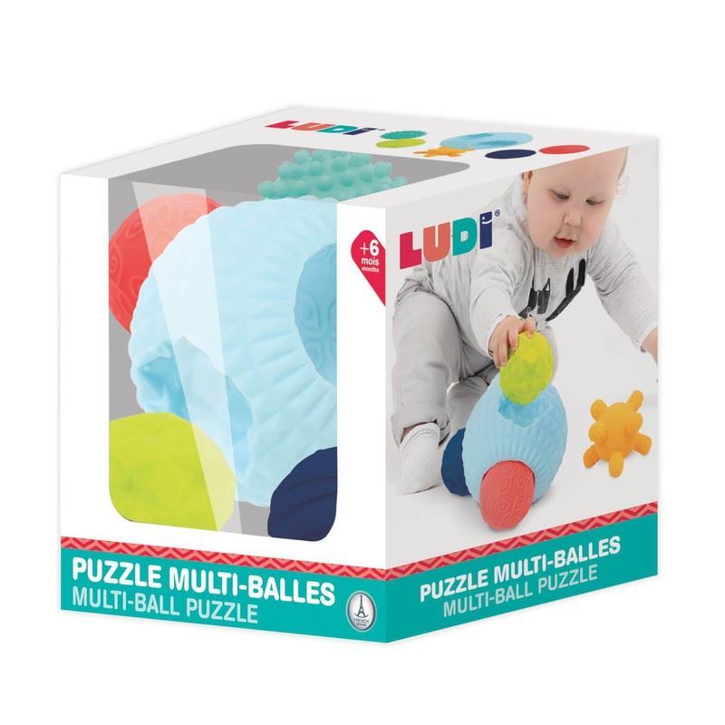 Conjunto de 3 pelotas sensoriales de Ludi