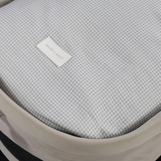 Saco Cuco Little Bloom Vichy Gris - Imagen 2