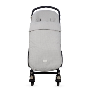 Saco Silla Entretiempo Little Bloom Vichy Gris - Imagen 1