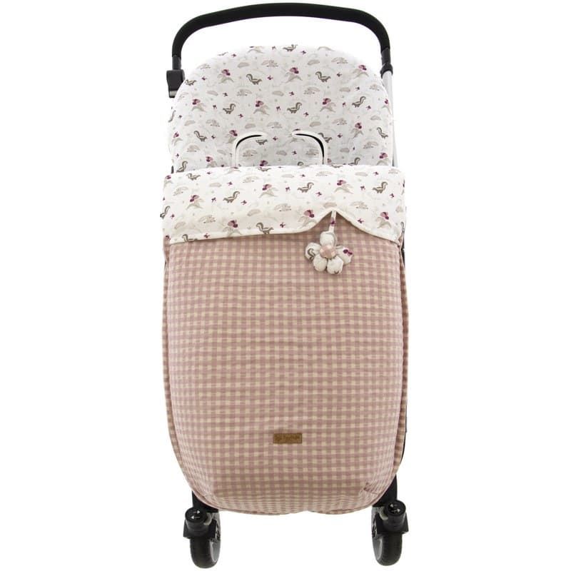 Saco Silla Universal Nana Vichy Rosa - Imagen 3