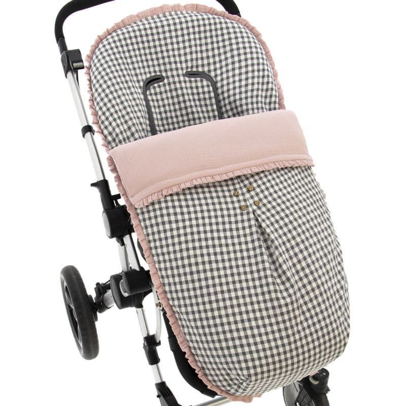 Saco Silla Universal Patri Vichy Rosa - Imagen 1