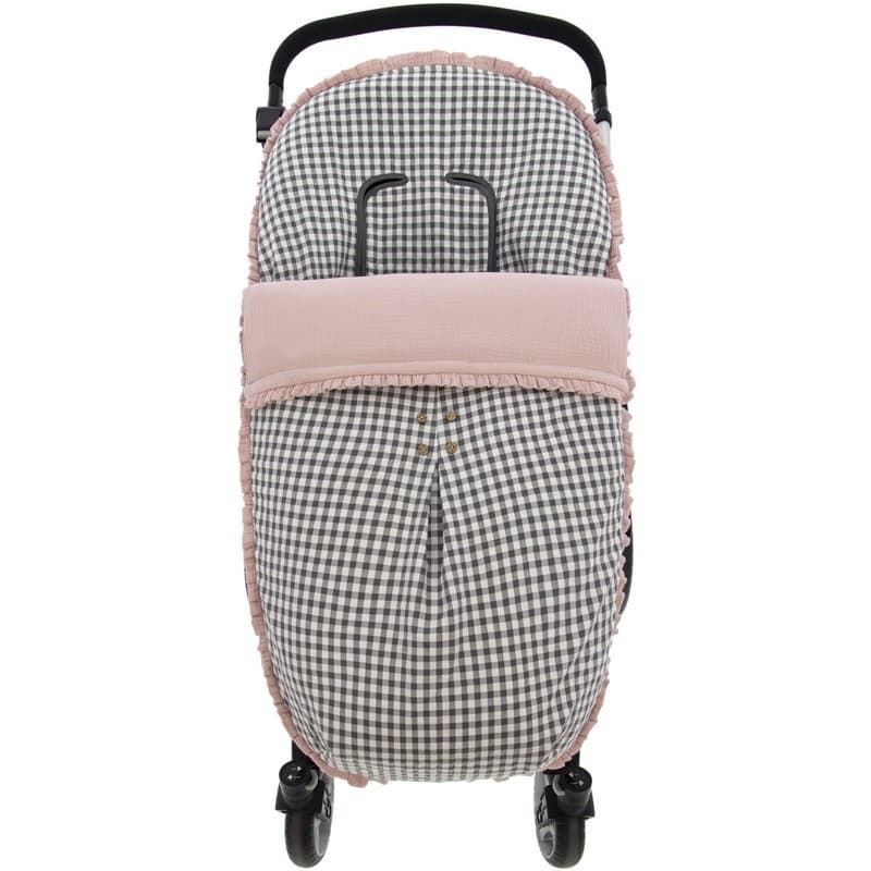 Saco Silla Universal Patri Vichy Rosa - Imagen 3